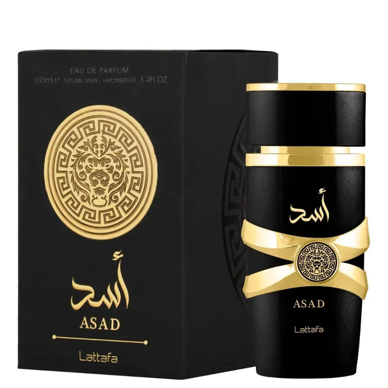 Kit Asad Lattafa 100ml + Creme Hidratante 200ml
